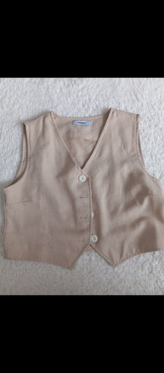 kadın bej takım - Görsel 3