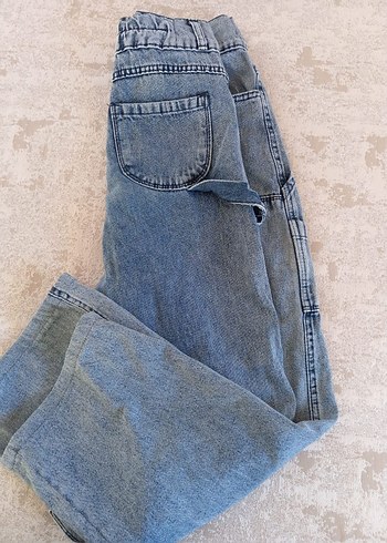 10 Yaş Beden mavi Renk Kız çocuk pantolon
