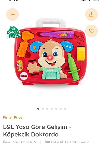 Fisher price eğitici köpekçik