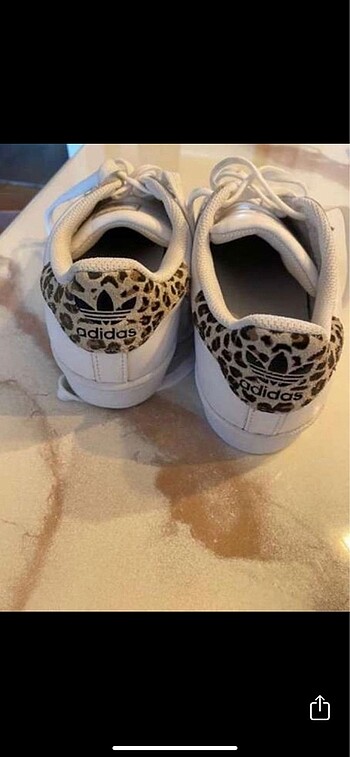 38 Beden Adidas süper star leopar