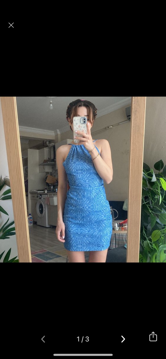 Mavi elbise - Görsel 2