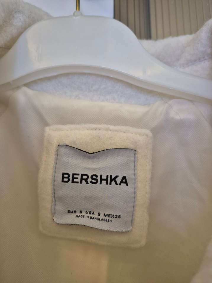 Düğmeli Beyaz Kadın Polar Ceket - Görsel 4