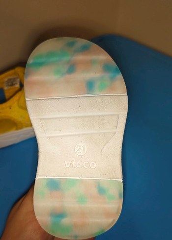 Vicco Sarı Cırtlı Bebek Ayakkabısı - Görsel 5