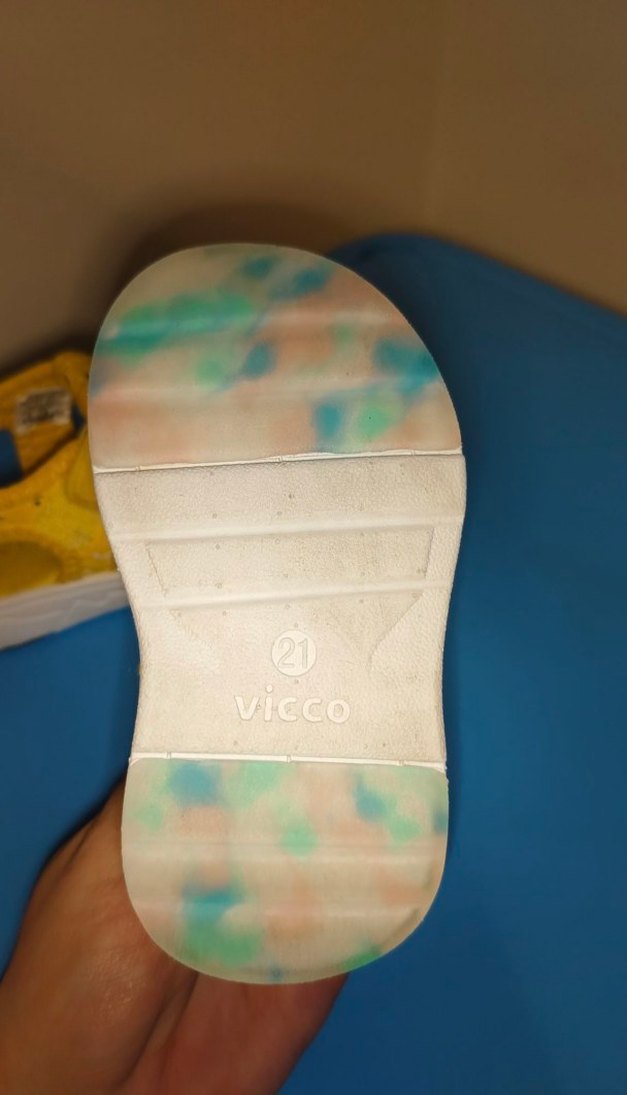 Vicco Sarı Cırtlı Bebek Ayakkabısı - Görsel 5