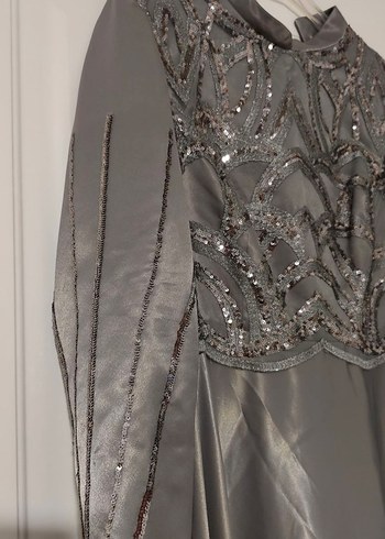 Saten Tesettür Abiye - Görsel 3