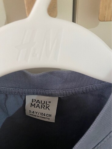 4 Yaş Beden mavi Renk Paul mark 3-4 yaş