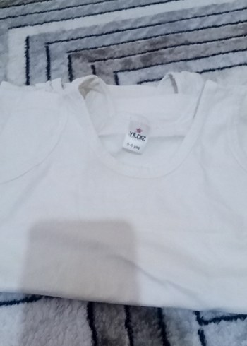 Beyaz Çocuk Atlet 3'lü Paket - Görsel 5