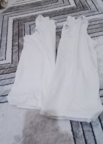 Beyaz Çocuk Atlet 3'lü Paket - Görsel 3