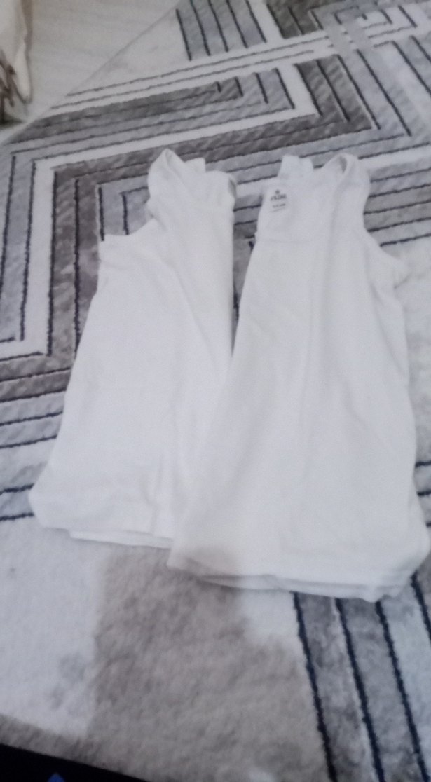 Beyaz Çocuk Atlet 3'lü Paket - Görsel 3