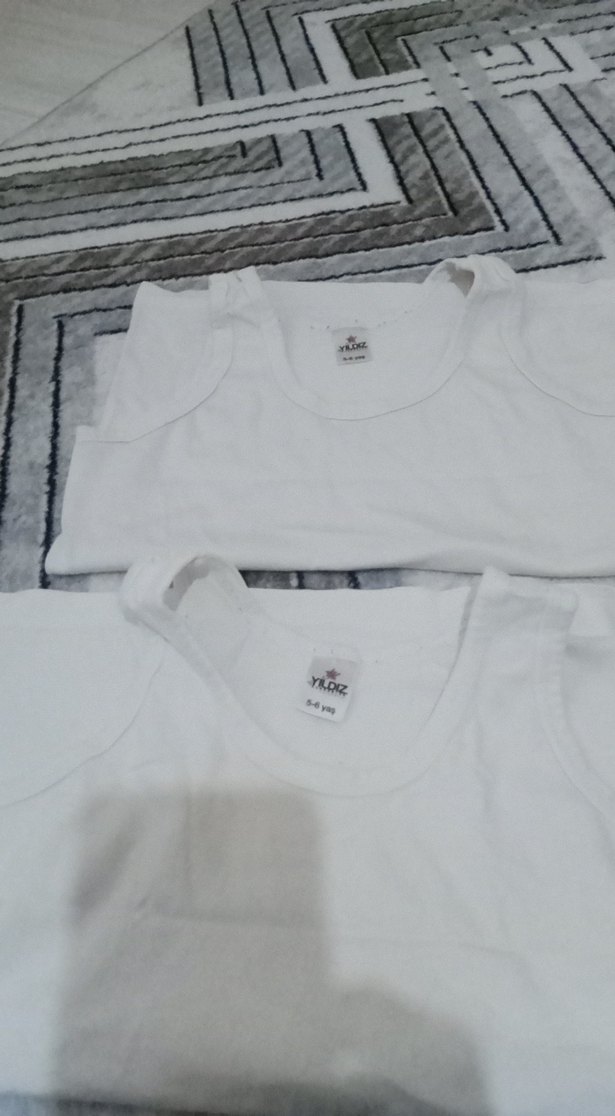 Beyaz Çocuk Atlet 3'lü Paket - Görsel 4