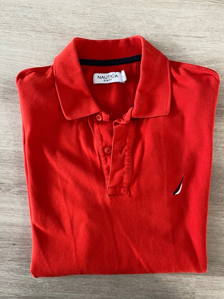 Kırmızı Siyah Erkek Polo Yaka Tişört - Görsel 3