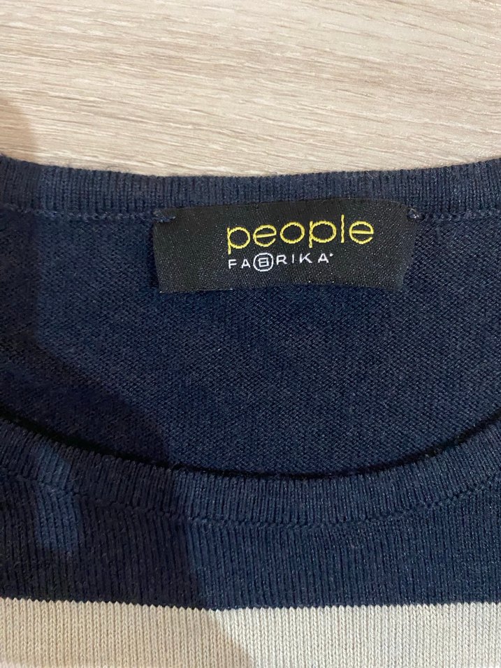 Kadın Lacivert Pamuklu Triko Kazak - Görsel 2