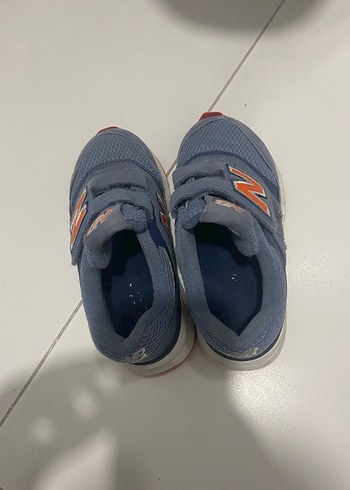 Mavi Gri Erkek Çocuk Spor Ayakkabı Velcro - Görsel 3