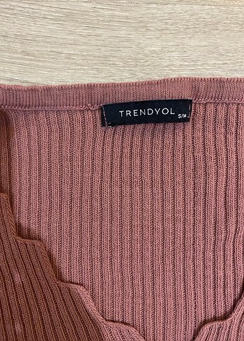 Uzun Kollu V Yaka Triko Kadın Kazak - Görsel 2