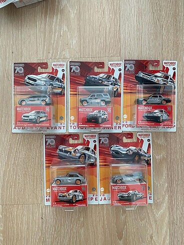 Matchbox 70.Yıl Özel Koleksiyon Araçları 5 adet