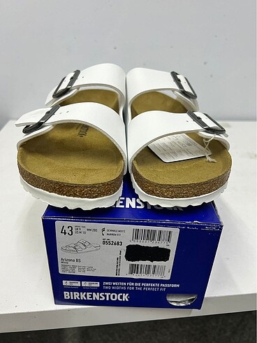 43 Beden beyaz Renk Birkenstcok Arizona Erkek Terlik