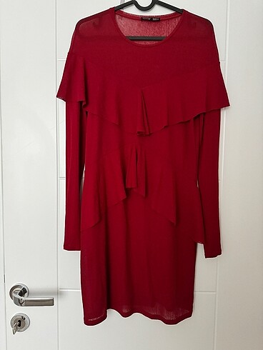 Zara bordo elbise