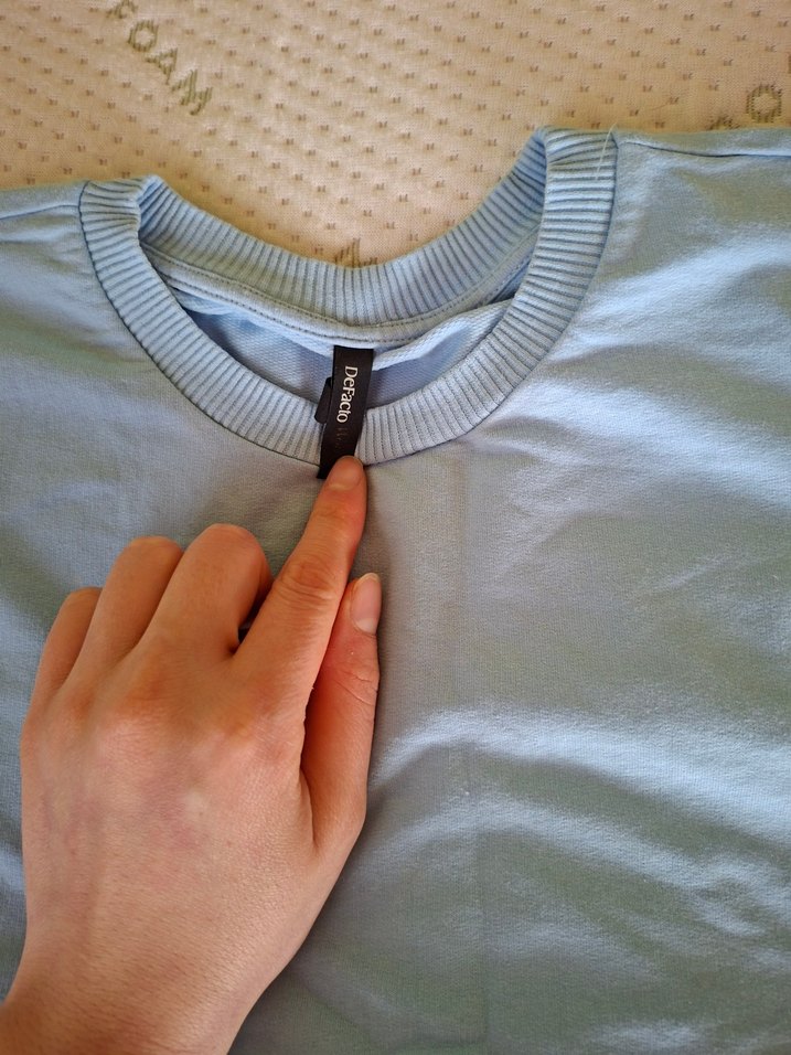 Mavi Dantel Detaylı Tunik - Görsel 2