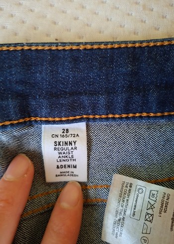 Kadın Lacivert Kot Pantolon - Görsel 4