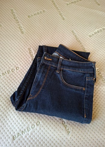 Kadın Lacivert Kot Pantolon - Görsel 3