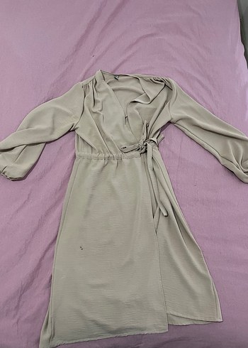 Bej Uzun Kollu Kimono - Görsel 2