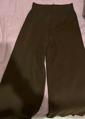 Kahverengi Yakalı Örgü Kadın Kazak İkili Takım - Görsel 3