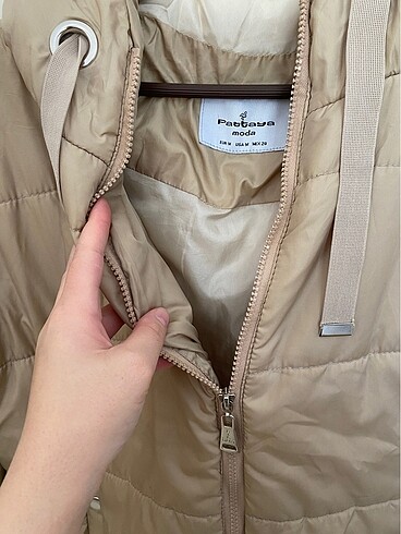 s Beden camel Renk Zara şişme mont