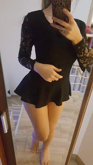 Kolları güpür bluz