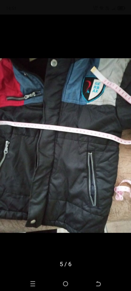 Erkek Çocuk Siyah Fermuarlı Streetwear Ceket - Görsel 5