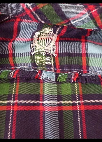 Uzun Kollu Renkli Kareli erkek çocuk gömleği - Görsel 3