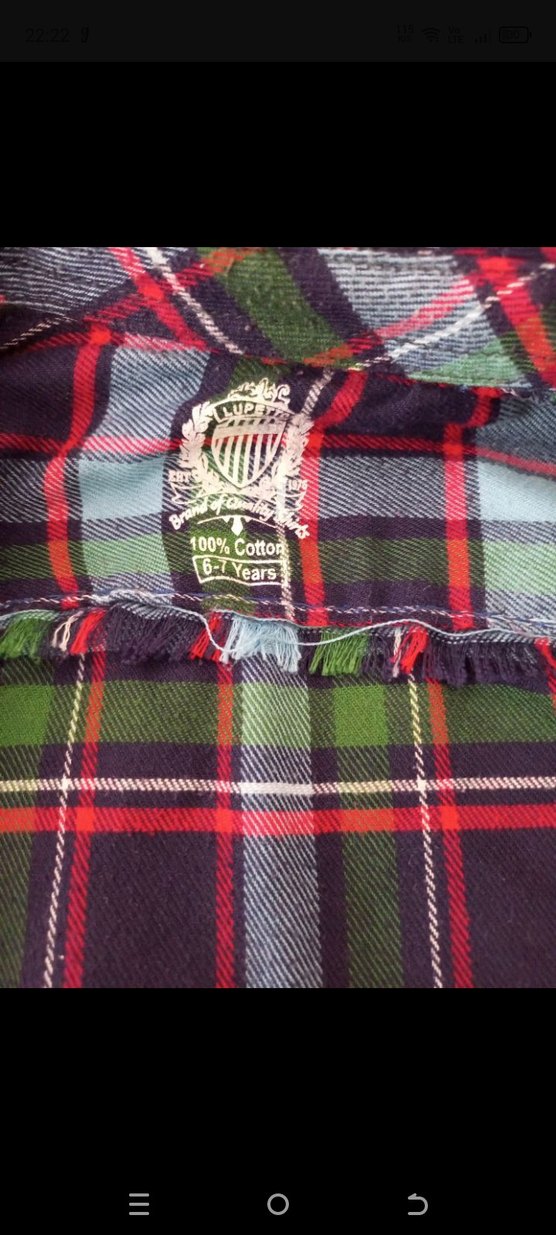 Uzun Kollu Renkli Kareli erkek çocuk gömleği - Görsel 3