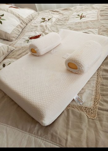 Bebek Uyku Destek Minderi Beyaz - Görsel 3