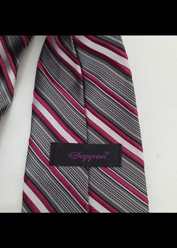 Çok Renkli Gri Erkek Kravat - Görsel 2