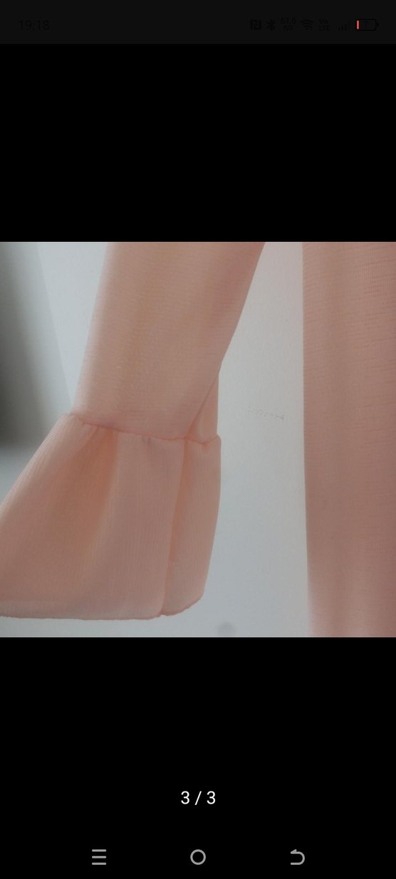 Pembe Uzun Kollu Salaş Kadın Hırka - Görsel 3