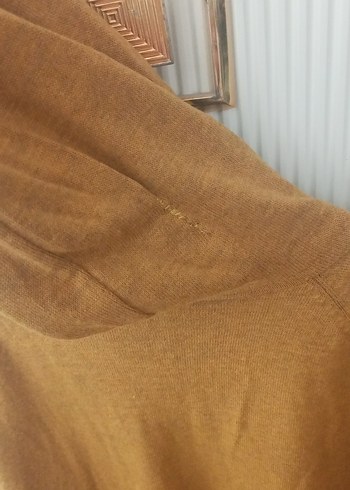 Kadın Triko Kapüşonlu Sweatshirt - Görsel 4