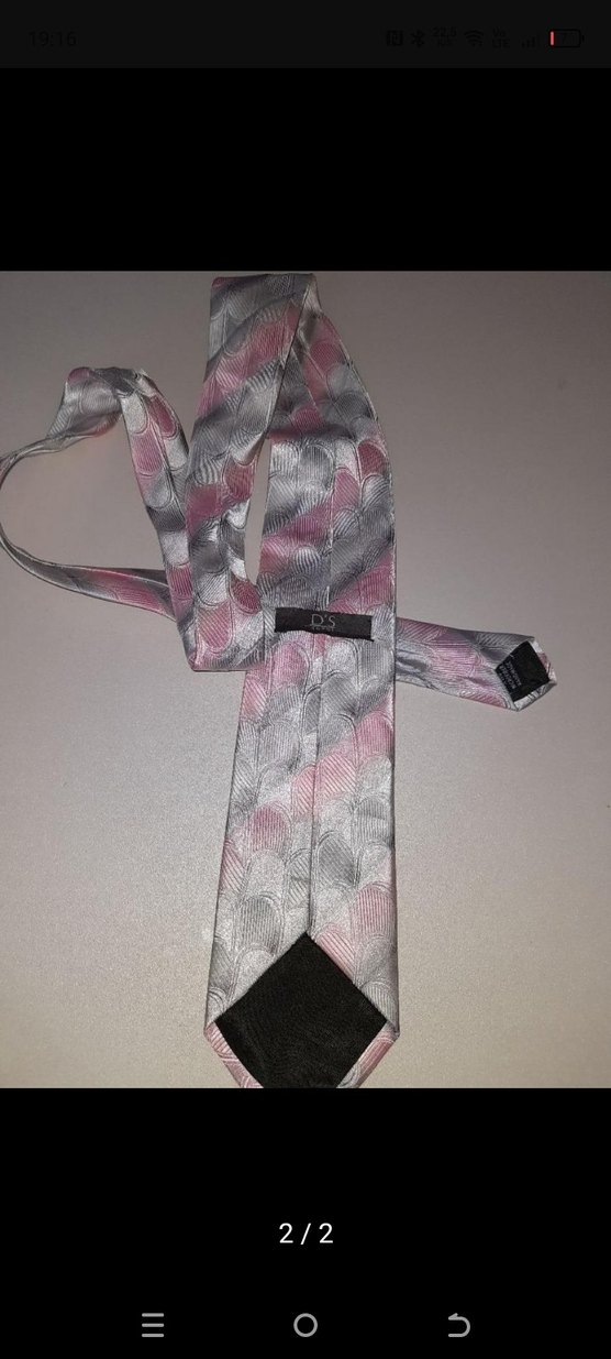 Gri Modern Erkek Kravat - Görsel 2