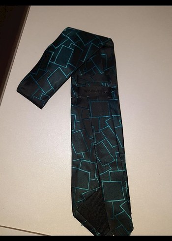 Modern Mavi Desenli Erkek Kravat - Görsel 3