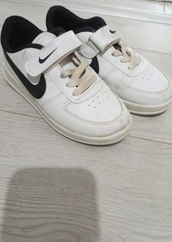 Erkek Çocuk Beyaz Spor Ayakkabı Velcro - Görsel 6