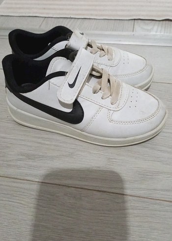 Erkek Çocuk Beyaz Spor Ayakkabı Velcro - Görsel 3