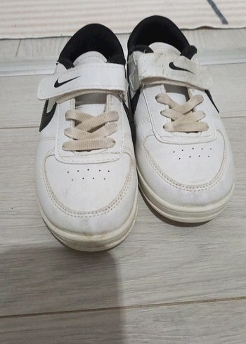 Erkek Çocuk Beyaz Spor Ayakkabı Velcro - Görsel 2