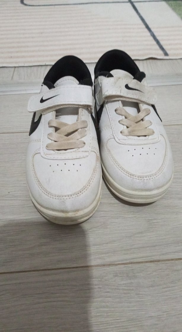 Erkek Çocuk Beyaz Spor Ayakkabı Velcro - Görsel 2