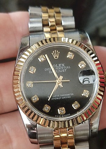 Beden altın Renk Rolex otomatik Kadın Altın Renkli Saat