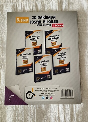 Beden Sosyal bilgiler dersi 6. sınıf yardımcı kitap