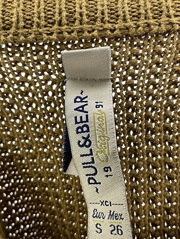 s Beden kahverengi Renk Pull and Bear Kazak / Triko %70 İndirimli.