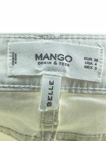 36 Beden beyaz Renk Mango Skinny %70 İndirimli.