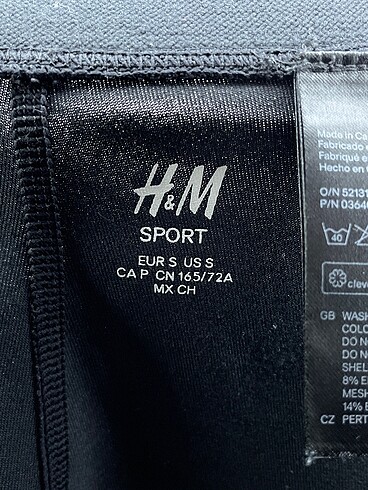 s Beden siyah Renk H&M Tayt / Spor taytı %70 İndirimli.