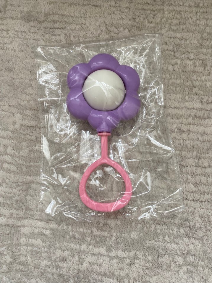 Renkli Mor Çiçek Çıngırak - Görsel 2