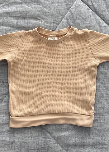 Bej Bebek Erkek Uzun Kollu Takım - Görsel 2