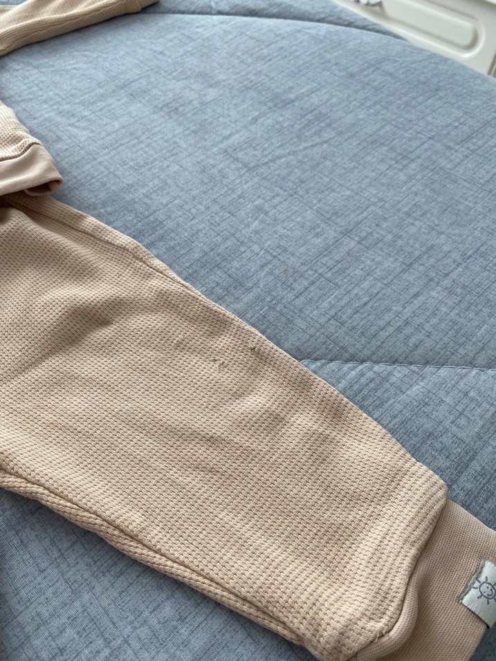 Bej Bebek Erkek Uzun Kollu Takım - Görsel 3