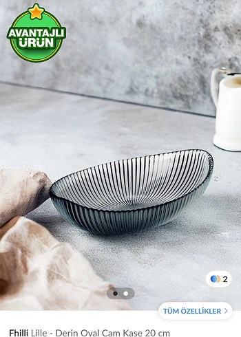 Cam Servis Tabağı - Görsel 3